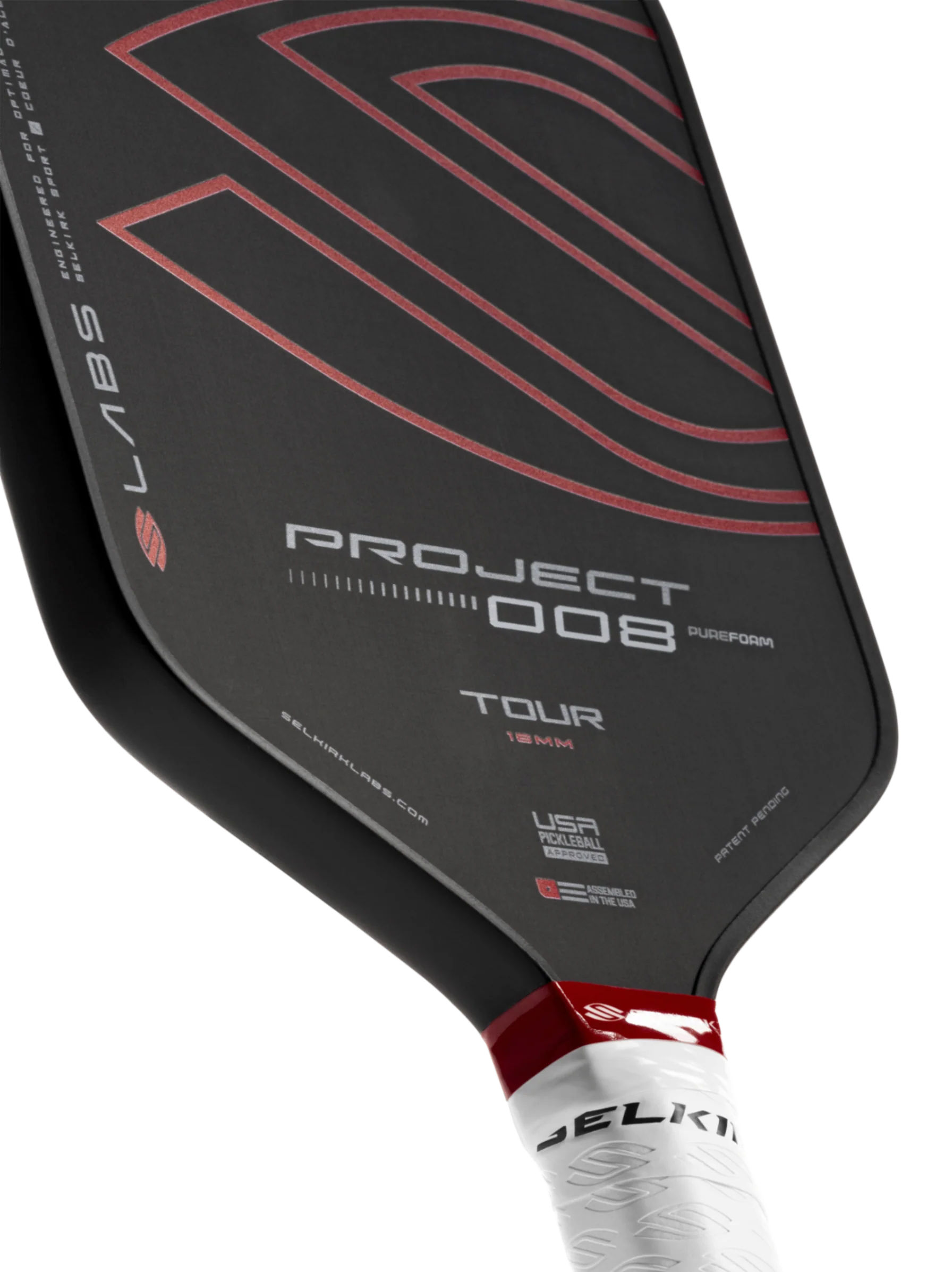 Selkirk Project Labs 008 Tour 16mm Pickleball Paddle Pickleball Paddles