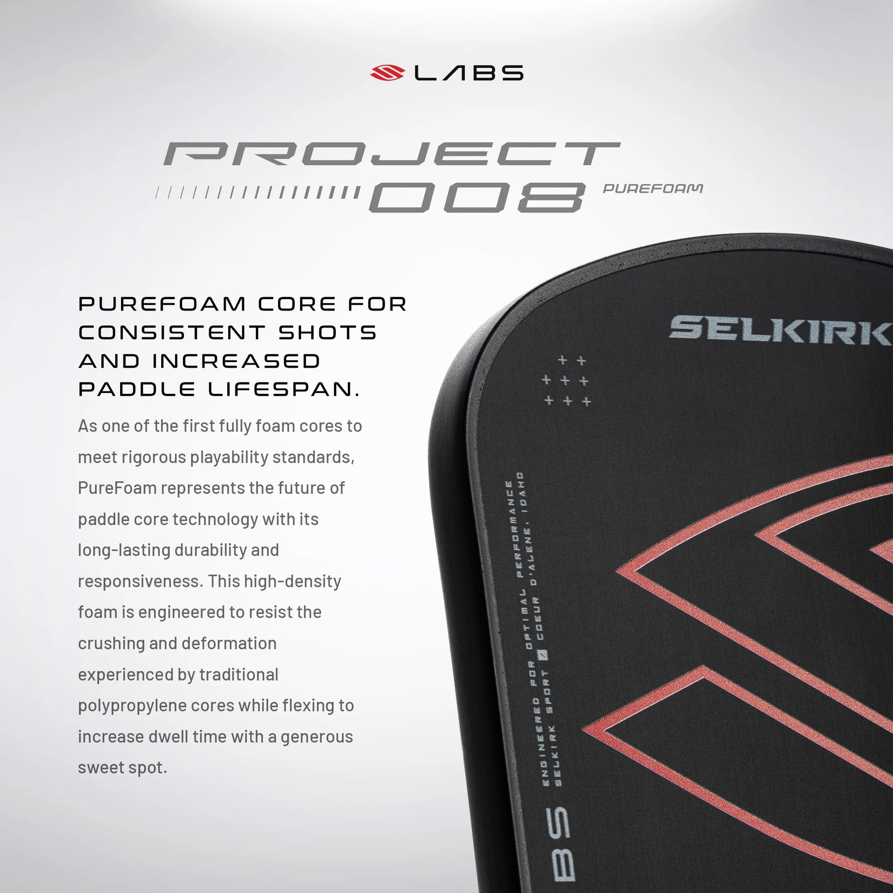 Selkirk Project Labs 008 Tour 16mm Pickleball Paddle Pickleball Paddles