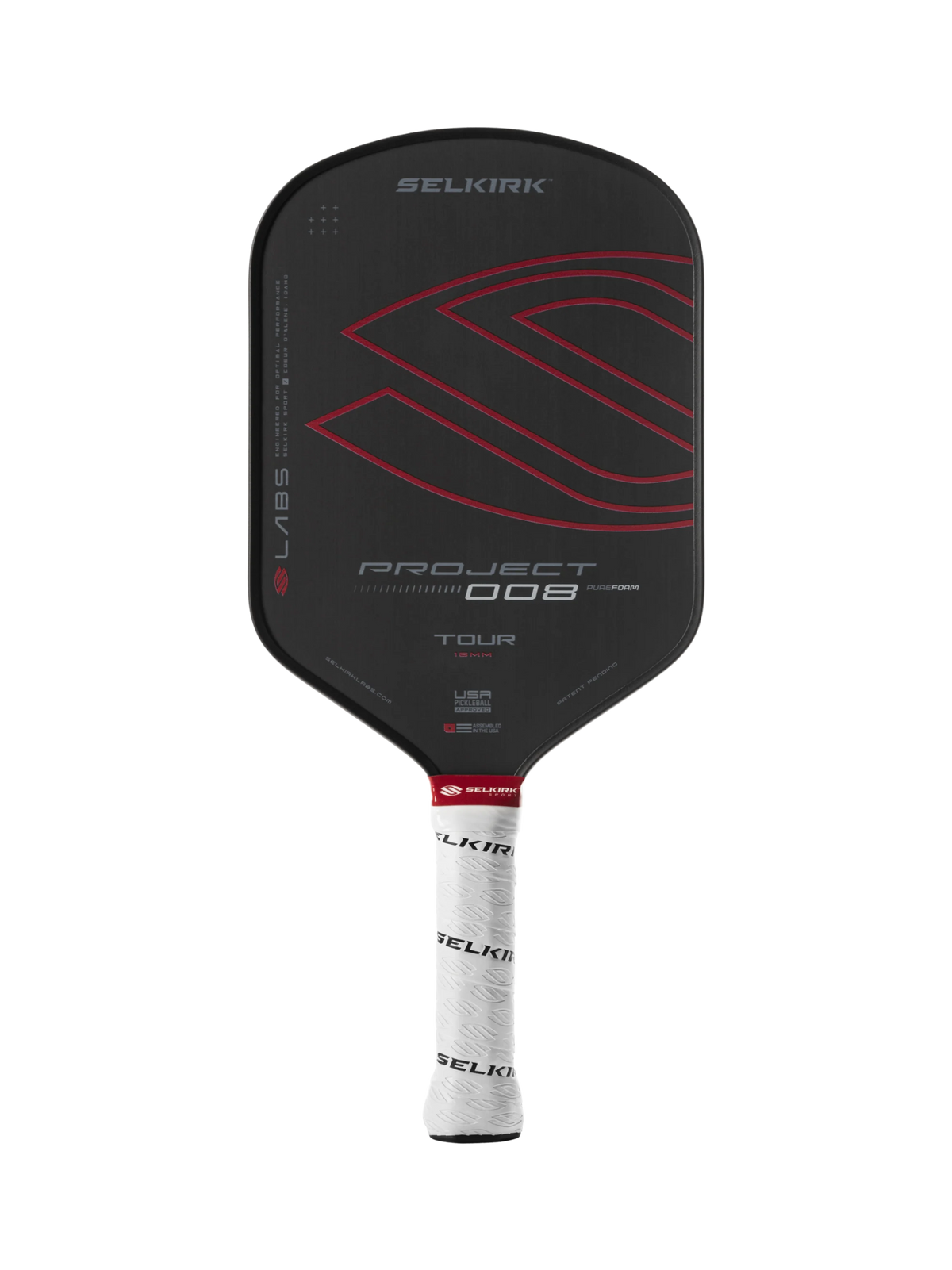 Selkirk Project Labs 008 Tour 16mm Pickleball Paddle Pickleball Paddles