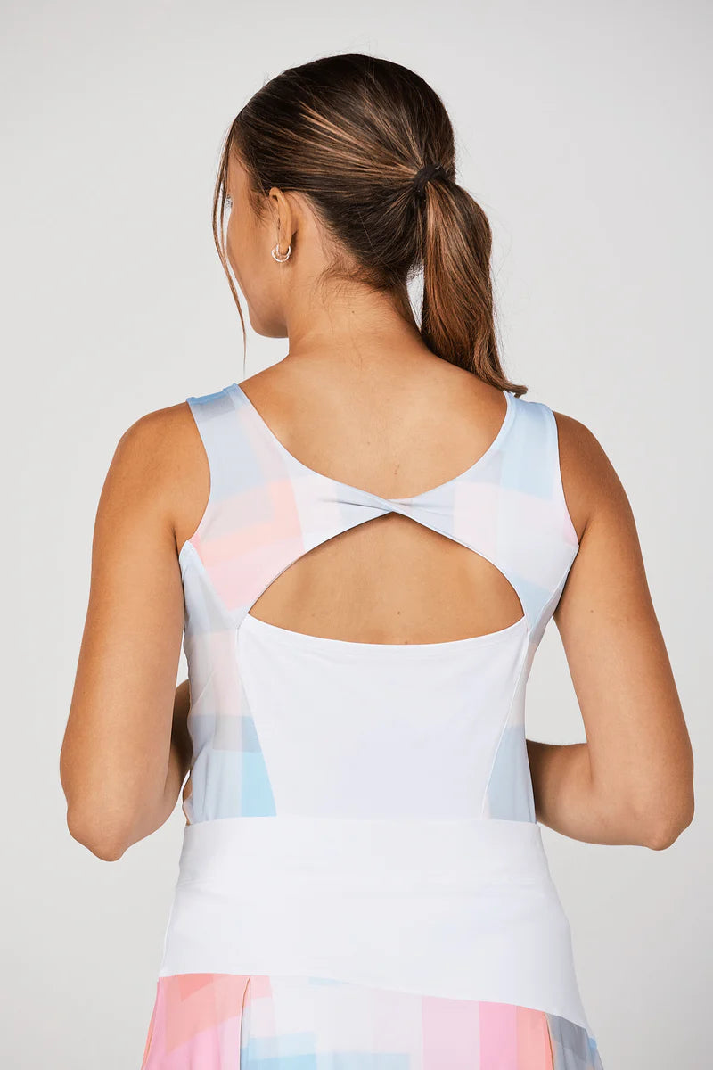 Women's Sofibella 22" Tank Top - Shades of Pink Women's Clothing