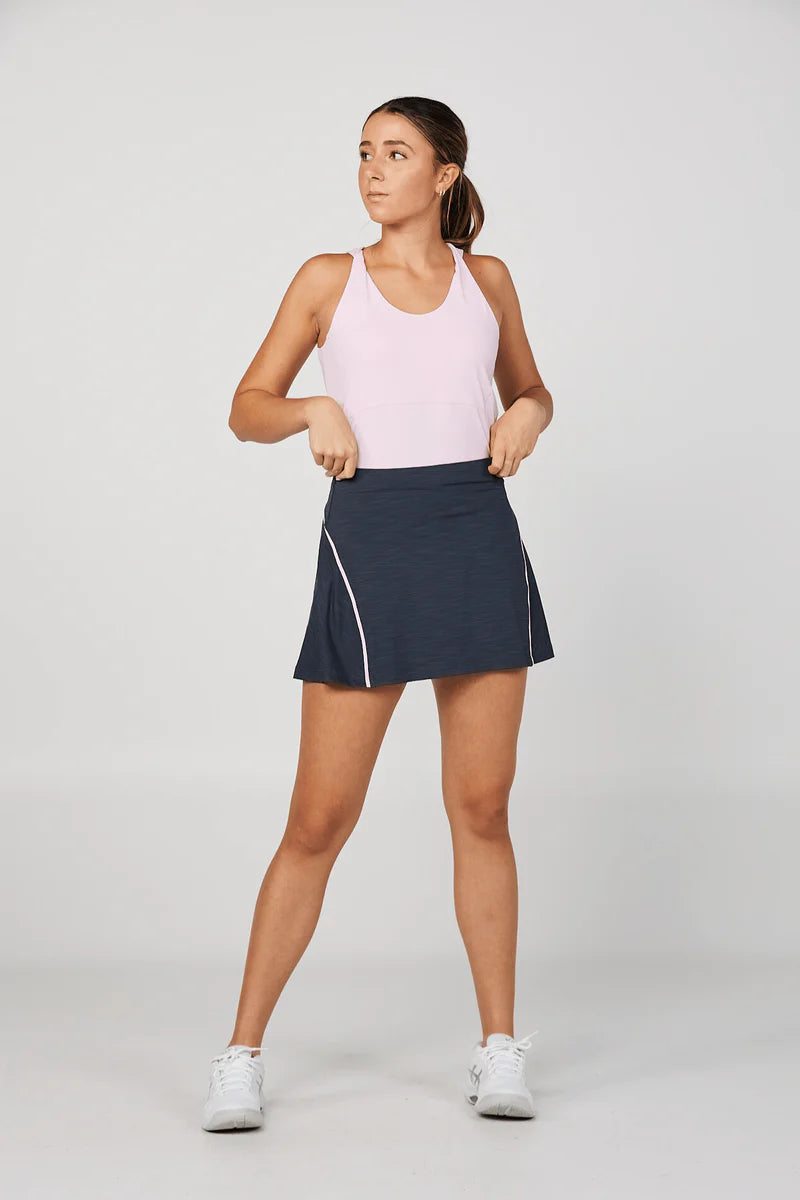 Women's Sofibella 14" High Waist Skort - Shades of Pink Women's Clothing