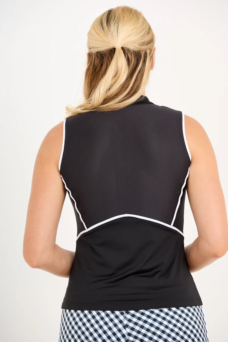 Women's Sofibella Sleeveless Top - Monochrome Women's Clothing
