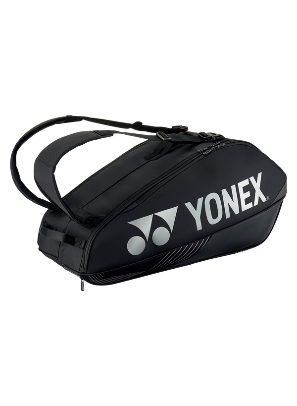 Yonex Pro Racquet 6 Pack (2024) Tennis Bag - Black Yonex Pro Racquet 6 Pack (2024) Tennis Bag - Black