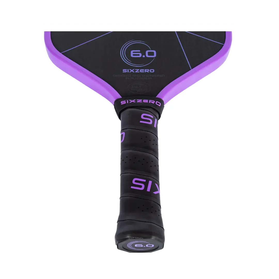 Six Zero 6.0 Black Diamond Power Pickleball Paddle Pickleball Paddles