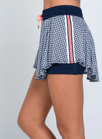 Women's Lucky in Love High Waist Houndstooth 13.5" Skirt Women's Clothing