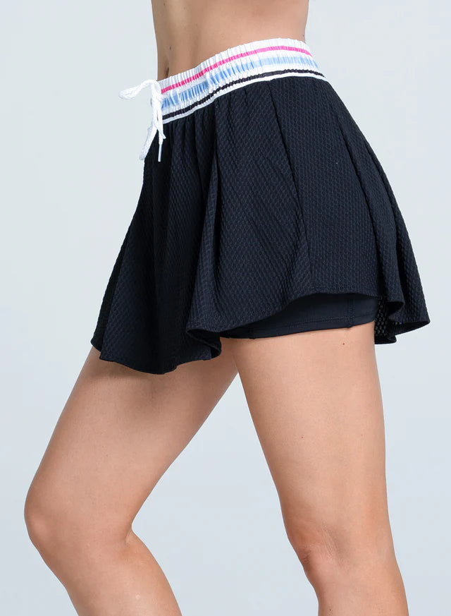 Women's Lucky in Love High Waist Blue Streak 13.5" Skirt Women's Clothing