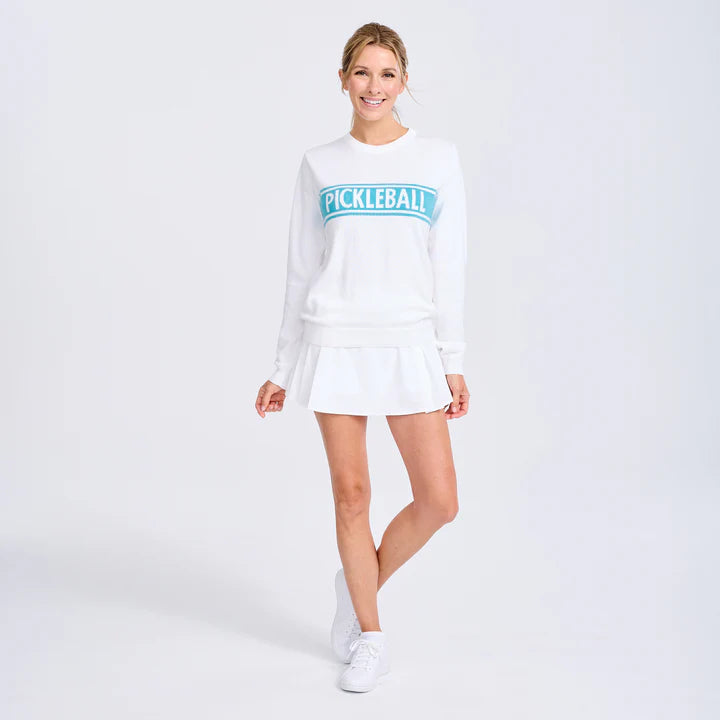 Ame & Lulu Club Sport Pickleball Sweater Women's Clothing