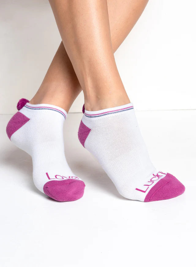 Lucky in Love Berry Buzz Low Cut Socks Socks