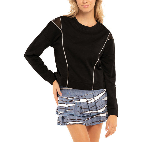 Lucky In Love Zips Are Sealed Tennis Jacket Women's Clothing