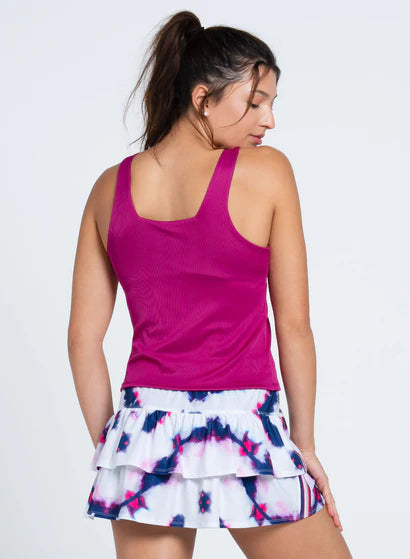 Women's Lucky in Love Squared Up Tank w/ Bra Women's Clothing