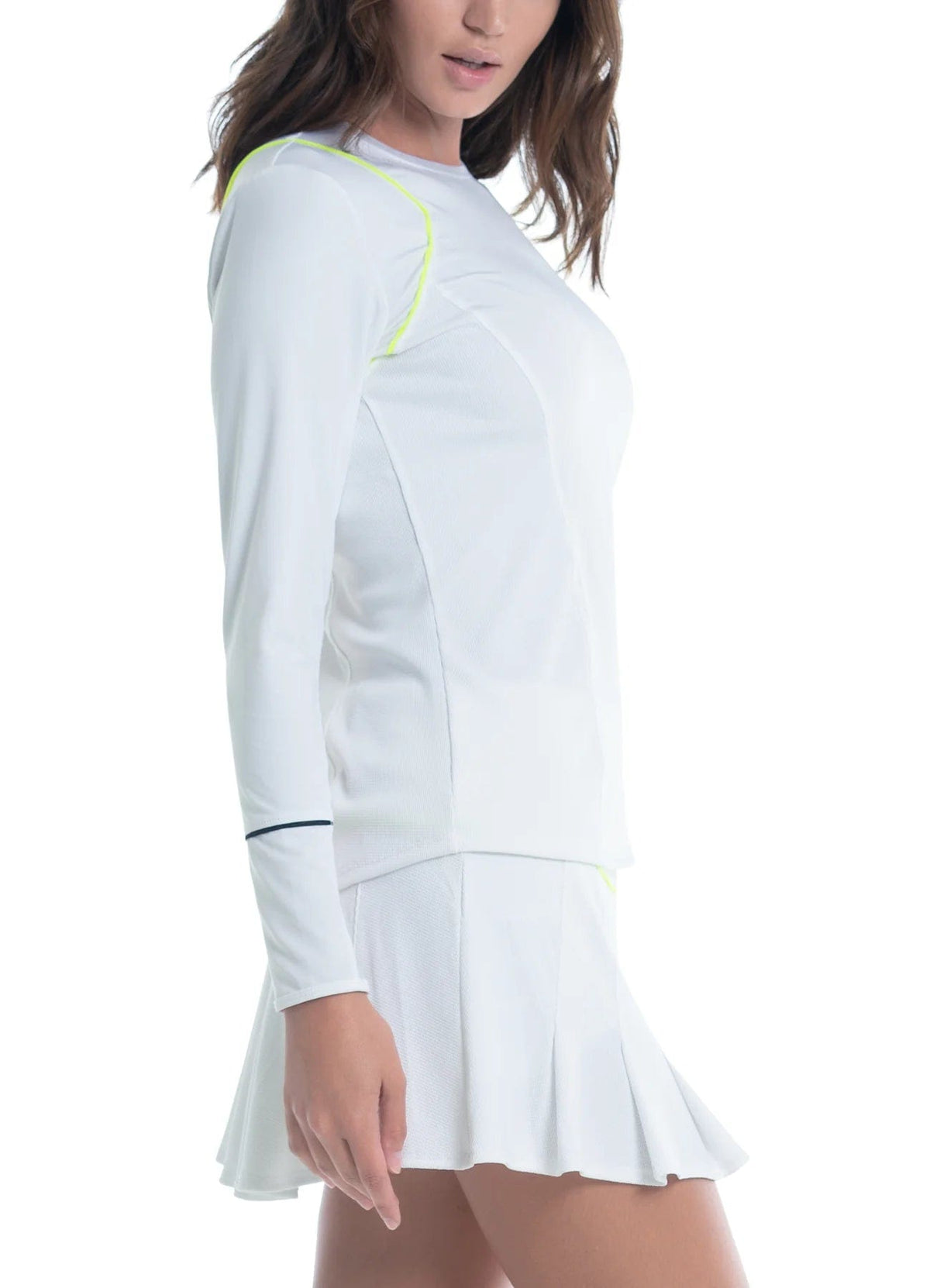 Women's Lucky In Love Dynamic Long Sleeve Tennis Top Women's Clothing