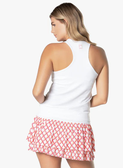 Women's Lucky in Love Shockin' Stripes Tank w/ Bra Women's Clothing