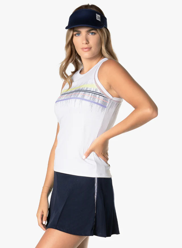 Women's Lucky in Love Between The Lines Tank Women's Clothing