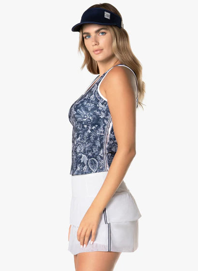 Women's Lucky in Love Fonce Toile Tank Women's Clothing