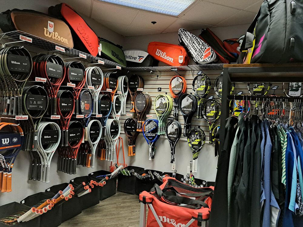 Gold River Courtside Tennis & Pickleball store equipment