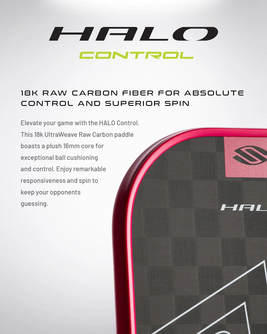 SLK Halo Control Max Pickleball Paddle Pickleball Paddles
