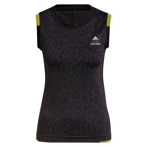 Adidas Women's Rich Mnisi Tennis Primeknit Tank Top - Black Women's Clothing