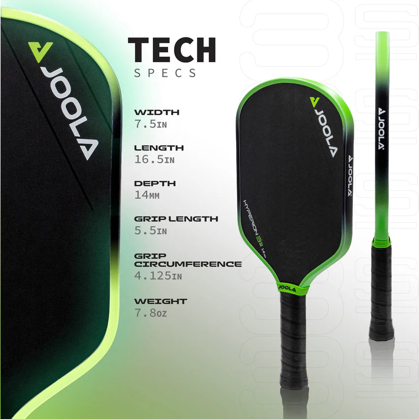 JOOLA Ben Johns Hyperion 3S 14mm Pickleball Paddle Pickleball Paddles