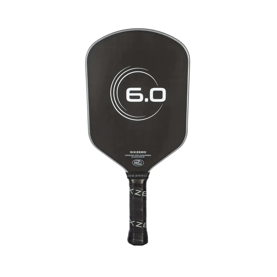 Six Zero 6.0 Infinity Edgeless Black Diamond Power Pickleball Paddle Pickleball Paddles