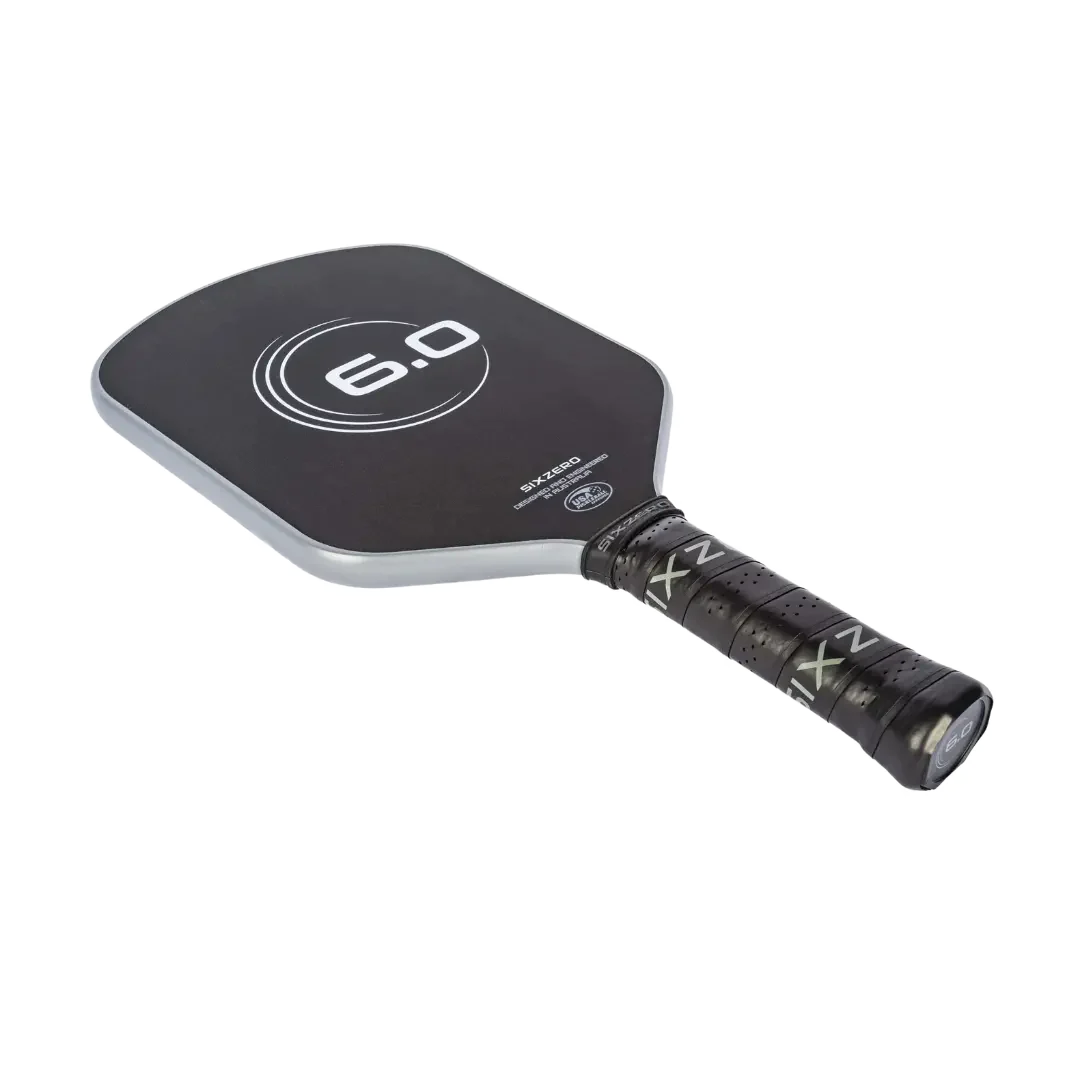 Six Zero 6.0 Infinity Edgeless Black Diamond Power Pickleball Paddle Pickleball Paddles
