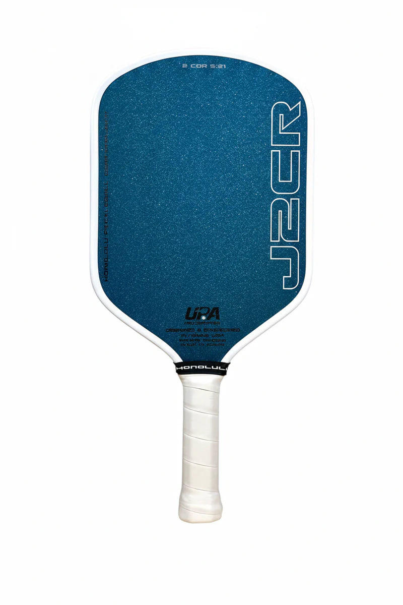 Honolulu J2CR Crystal Blue Endurance Surface Pickleball Paddle