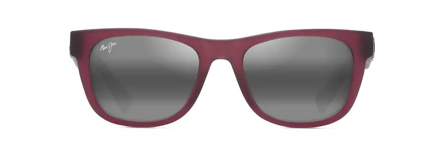 Maui Jim Kaulike Sunglasses - Matte Transparent Fuchsia Sunglasses