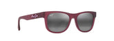 Maui Jim Kaulike Sunglasses - Matte Transparent Fuchsia Sunglasses