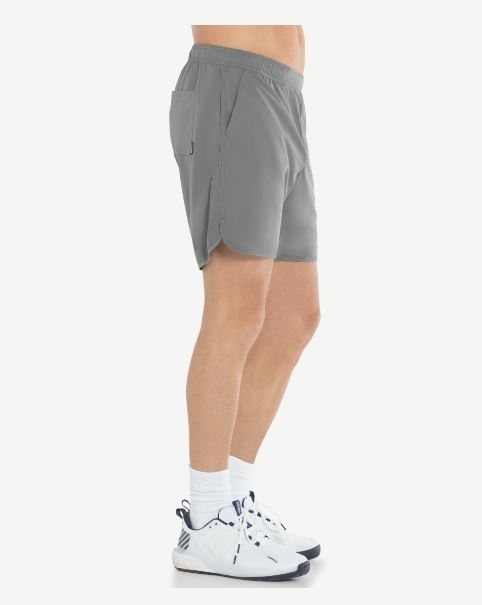 Men's K Swiss Player 7" Short - Dark Gray Men's Clothing