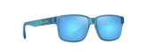 Maui Jim Kuniahi AF Sunglasses - Matte Transparent Blue Sunglasses