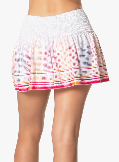 Women's Lucky in Love Long Classic Stripe Smocked Skirt Women's Clothing