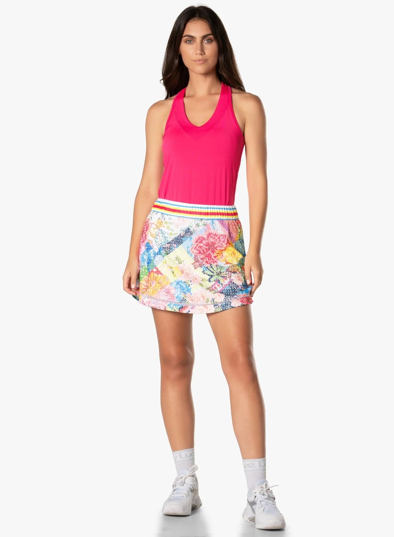 Women's Lucky in Love High Waist Flower On Skirt Women's Clothing