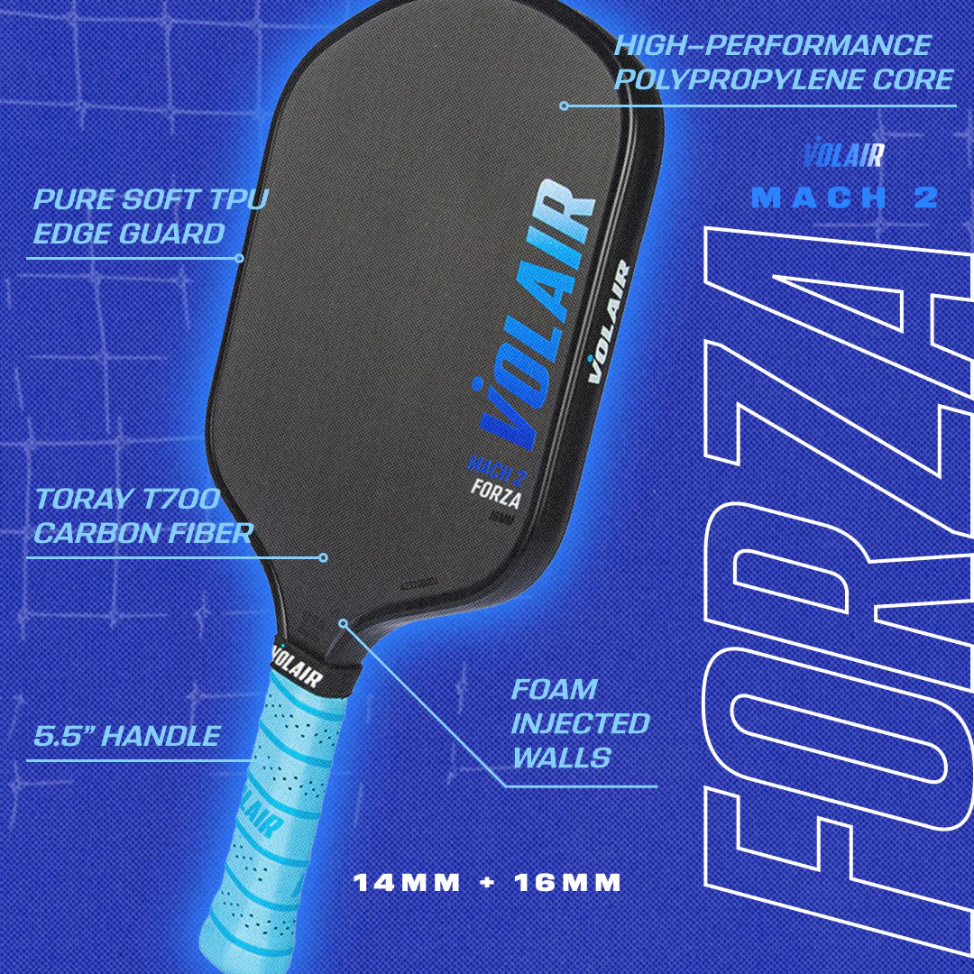 Volair Mach 2 Forza Pickleball Paddle Pickleball Paddles