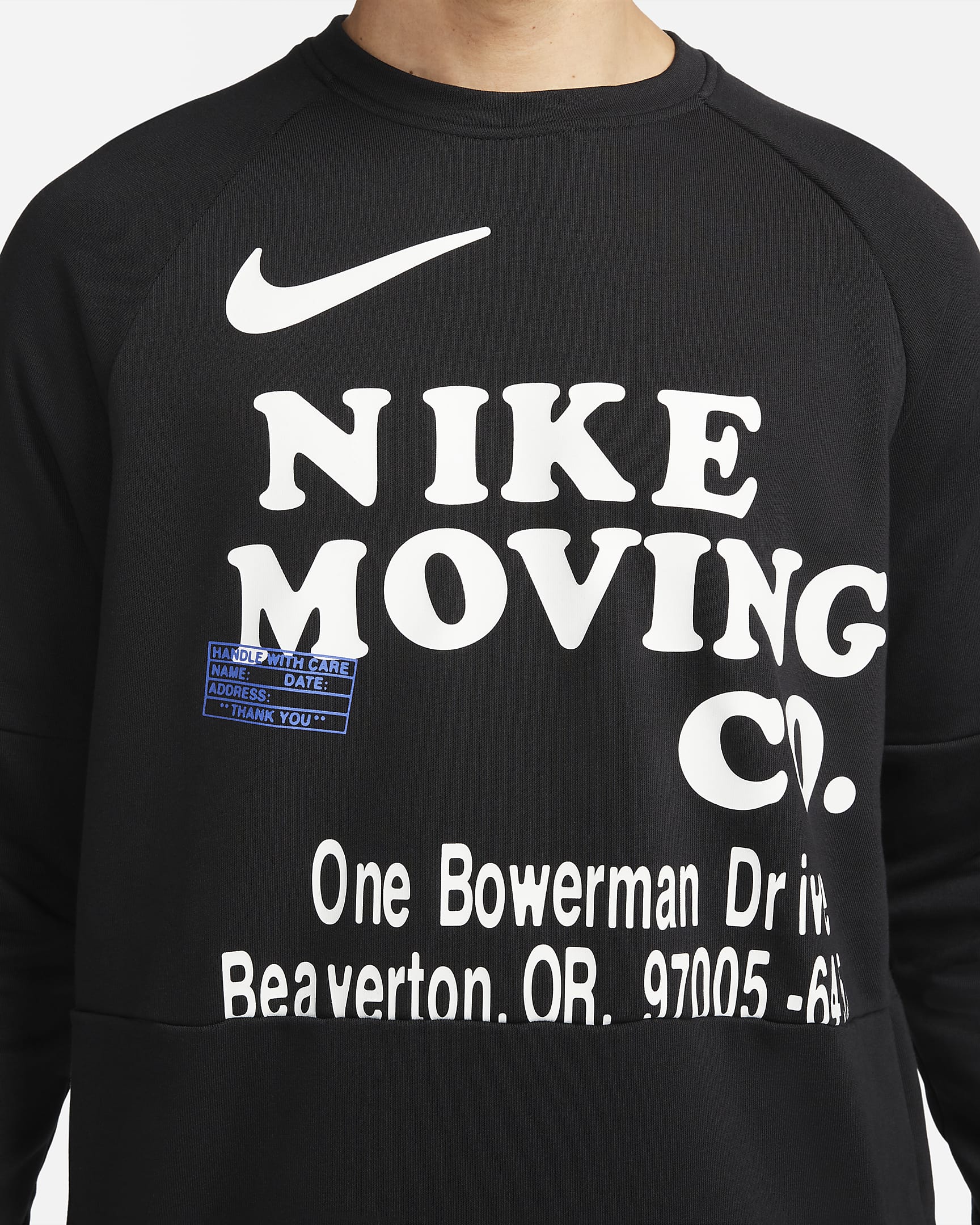 Nike Dri Fit Moving Co. Long Sleeve Sweater Men's Clothing