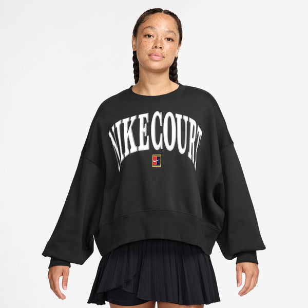 Women's Nike Court Heritage Phoenix Fleece Crew Sweater Women's Clothing