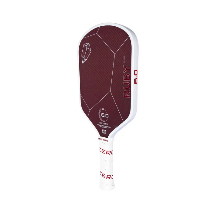 Six Zero Ruby 16mm Pickleball Paddle Pickleball Paddles