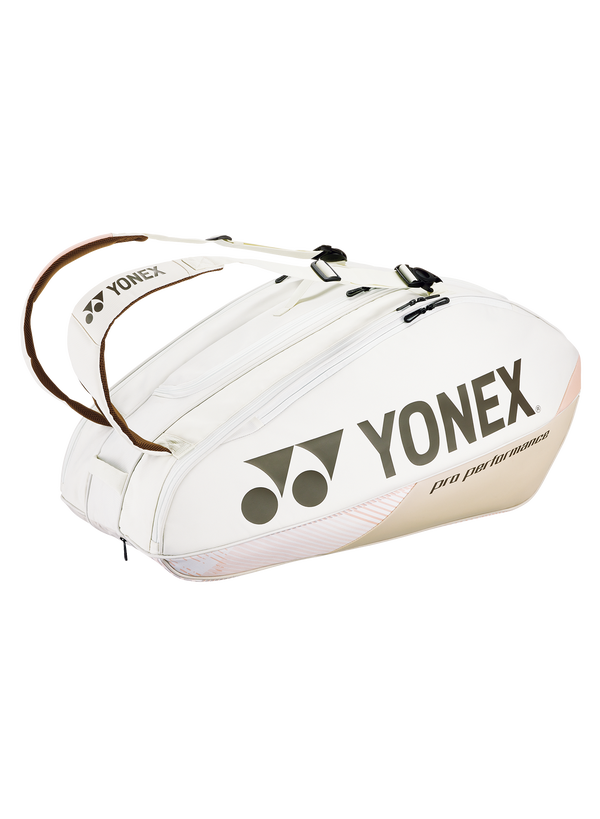 Yonex Pro Racquet Bag 9 Pack (2024) Tennis Bag - Sand Beige