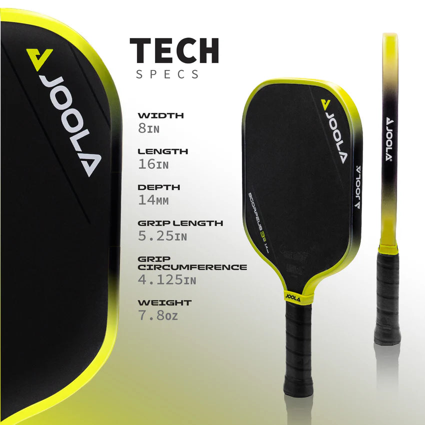 JOOLA Anna Bright Scorpeus 3S 14mm Pickleball Paddle Pickleball Paddles