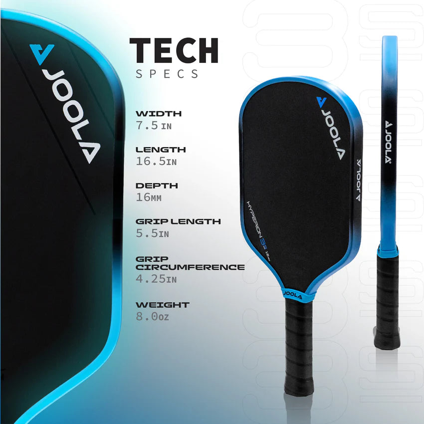 JOOLA Simone Jardim Hyperion 3S 16mm Pickleball Paddle Pickleball Paddles