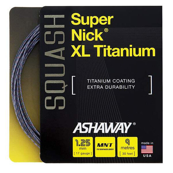 Ashaway Super Nick XL Titanium Squash String - Set