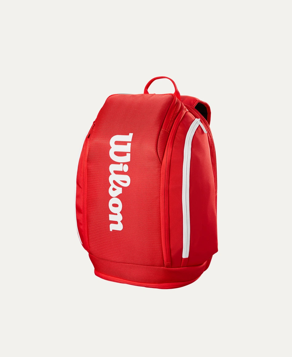 Wilson Super Tour Red Backpack Tennis Bags