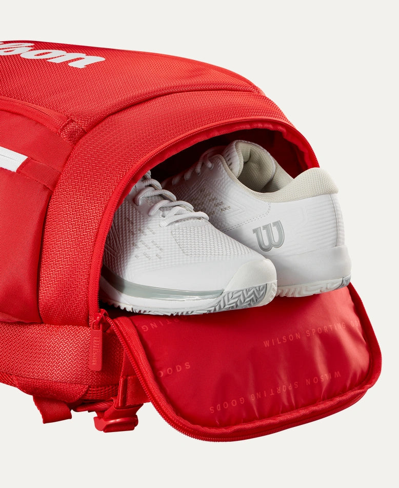 Wilson Super Tour Red Backpack Tennis Bags