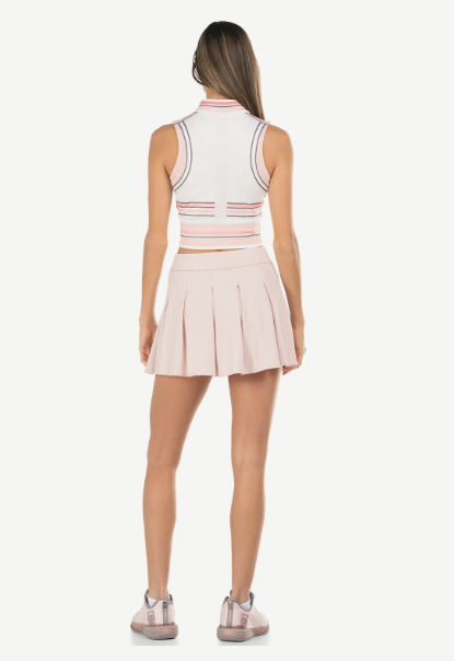 Women's K-Swiss Accelerate Tennis Crop Top-Flamingo Women's Clothing