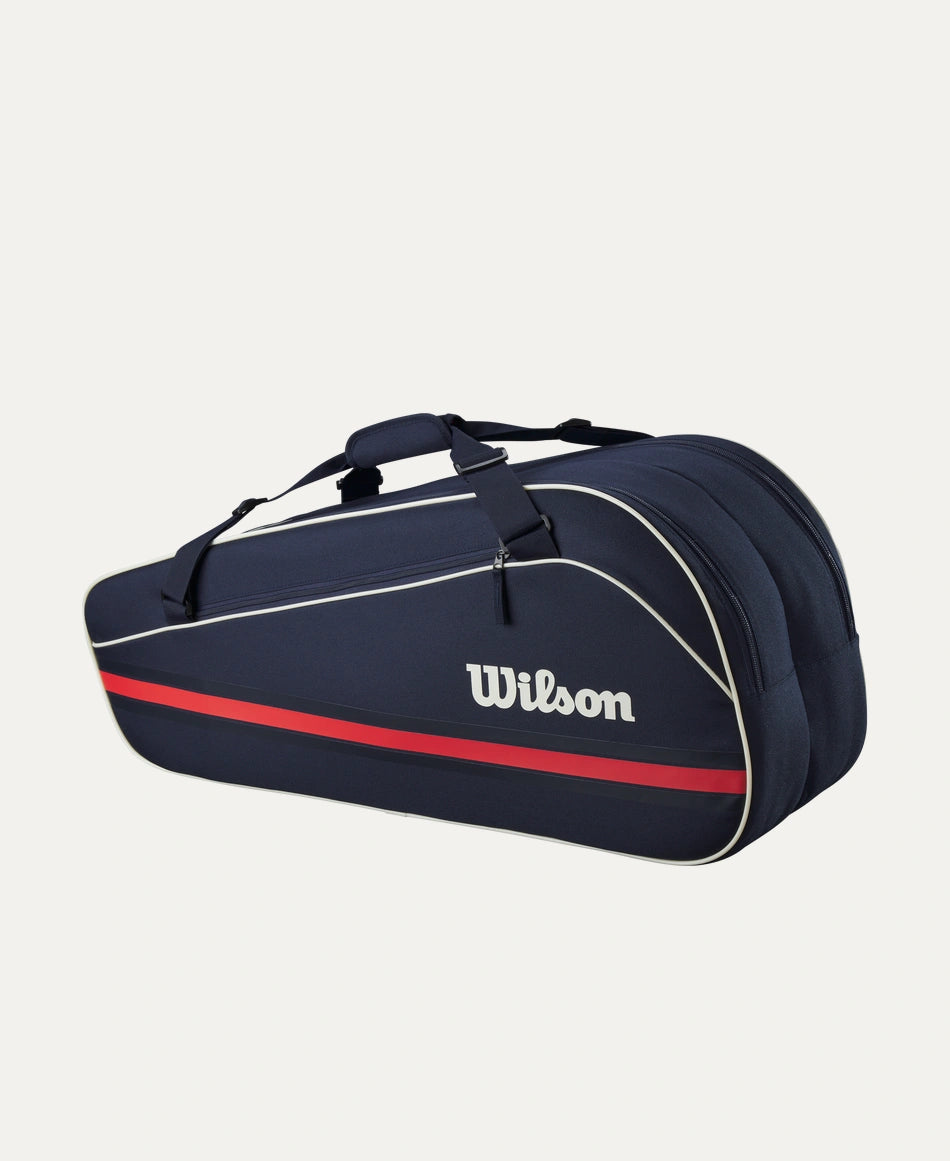 Wilson Team 6 Pack Racket Bag - Navy Tennis Bags