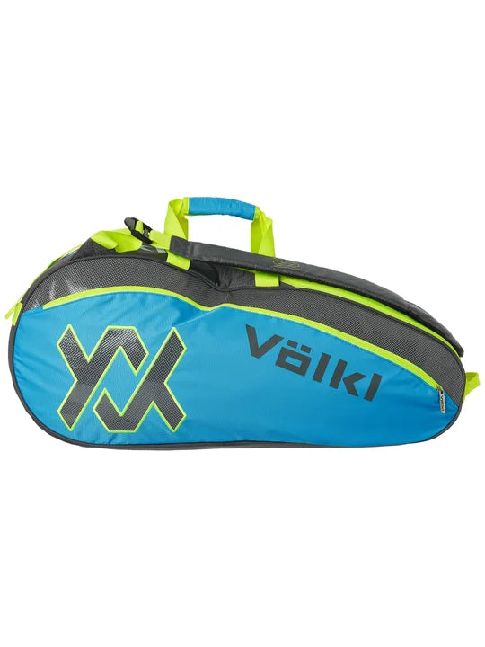 Volkl Tour Combi Bag - Blue/Yellow Tennis Bags
