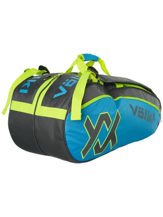 Volkl Tour Combi Bag - Blue/Yellow Tennis Bags