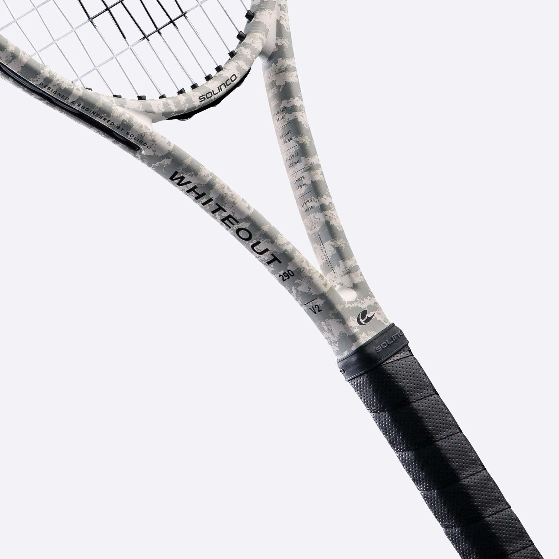 Solinco Whiteout 290 v2 Tennis Racquet Adult Tennis Racquets