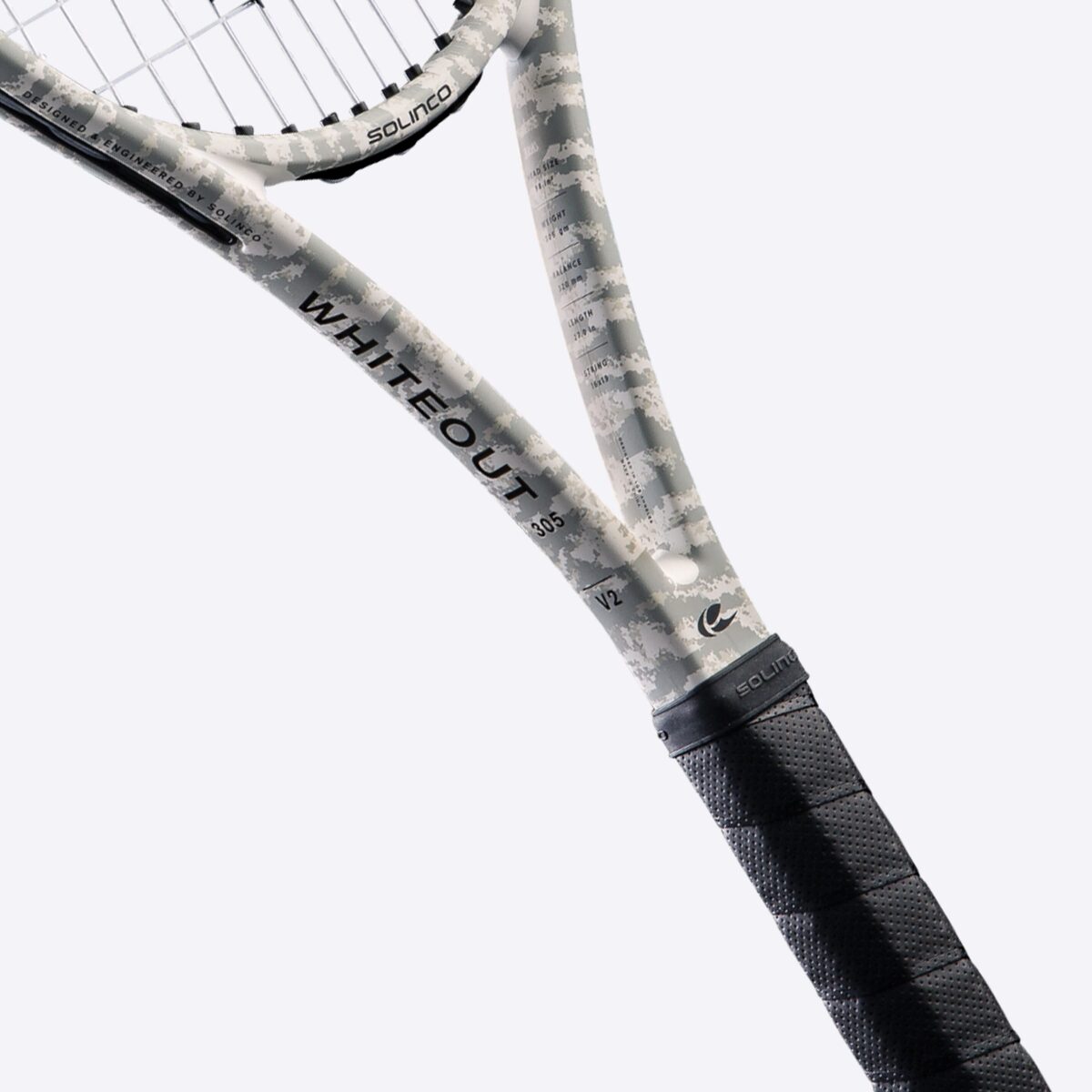 Solinco Whiteout 305 v2 Tennis Racquet Adult Tennis Racquets