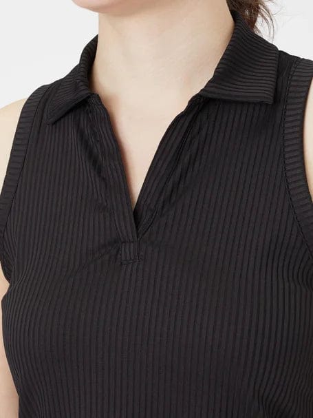 Women's K Swiss Core Sleeveless Rib Tennis Polo Women's Clothing