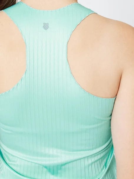 Women's K-Swiss Pleated V-Neck Tennis Tank Top Women's Clothing