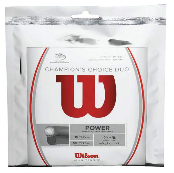Wilson Champion's Choice Duo Tennis String - Set Tennis Strings